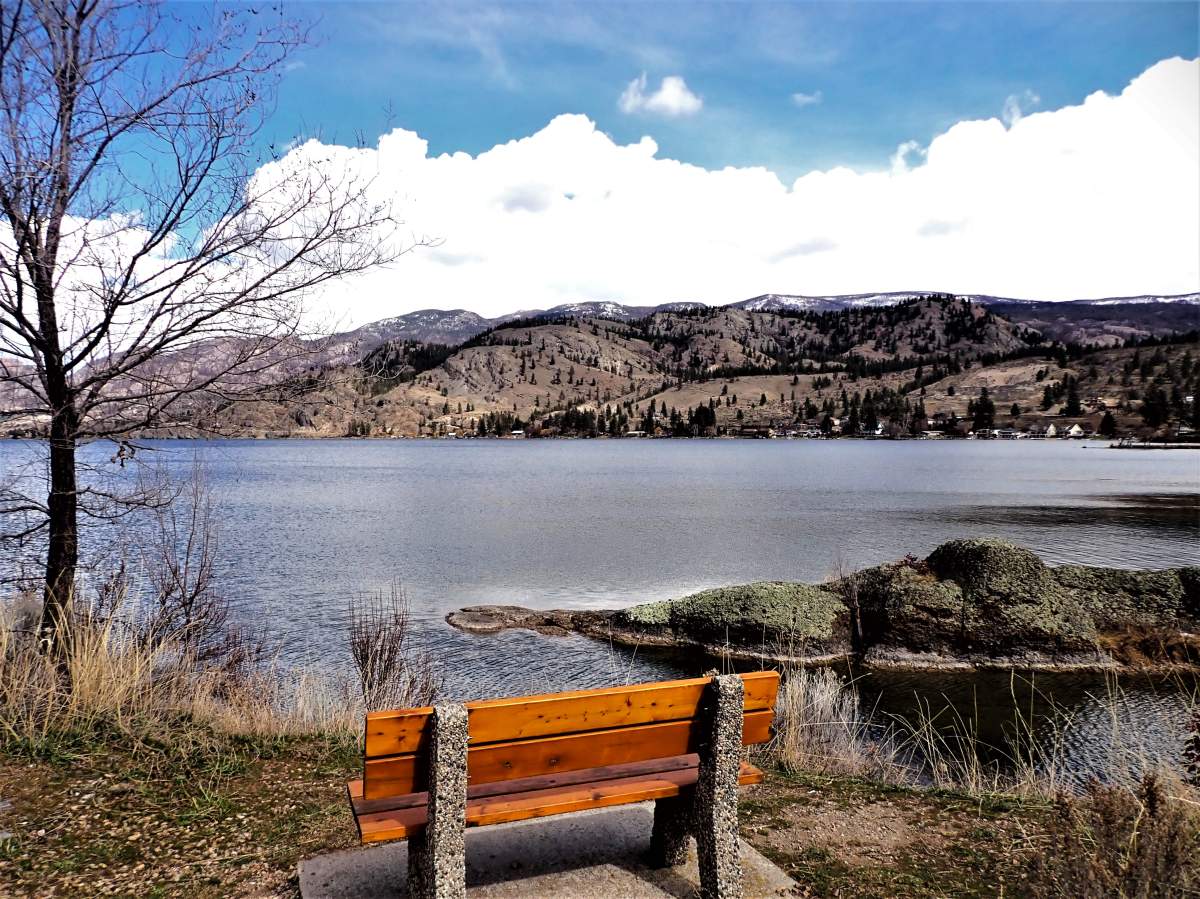 Skaha Lake at Okanagan Falls.