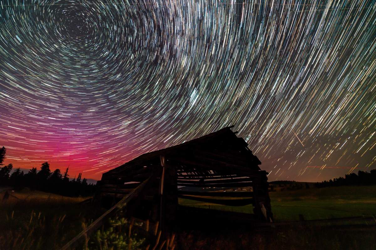 Night sky in Bridesville.