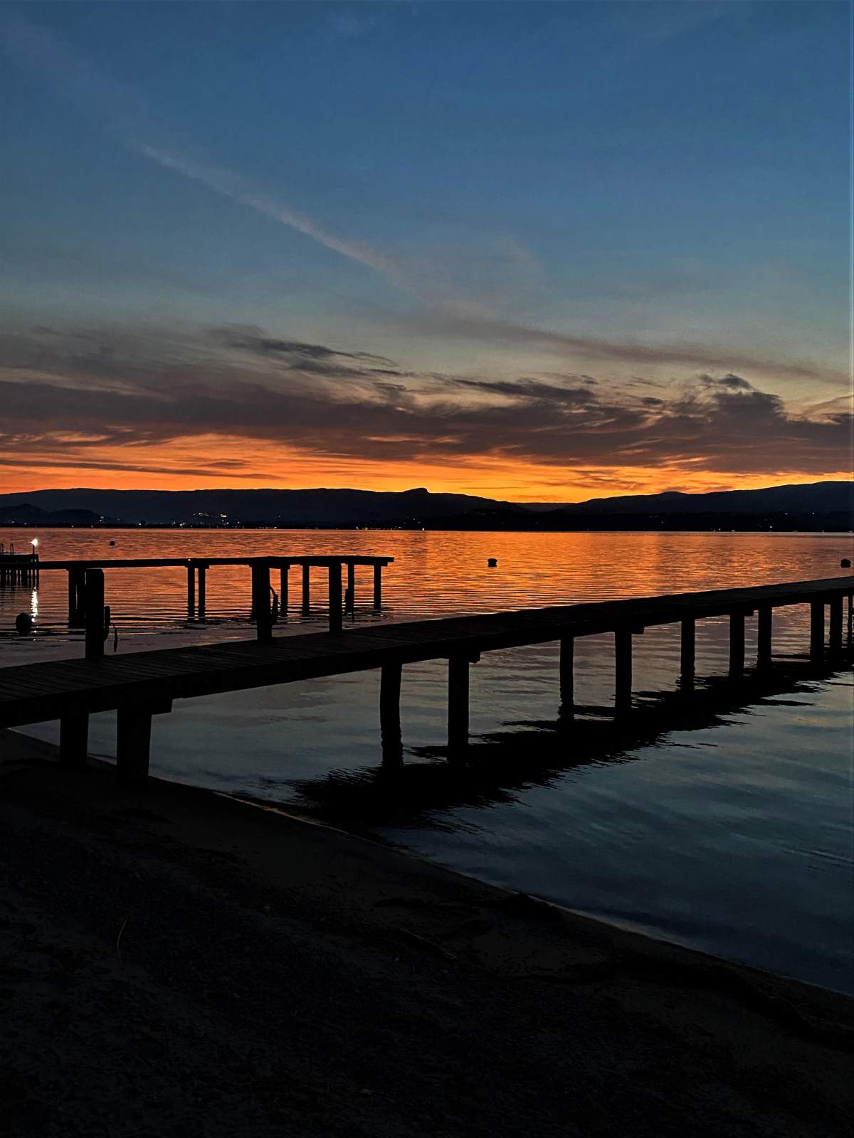 Hazy weather has offered beautiful sunrises to West Kelowna and other areas.