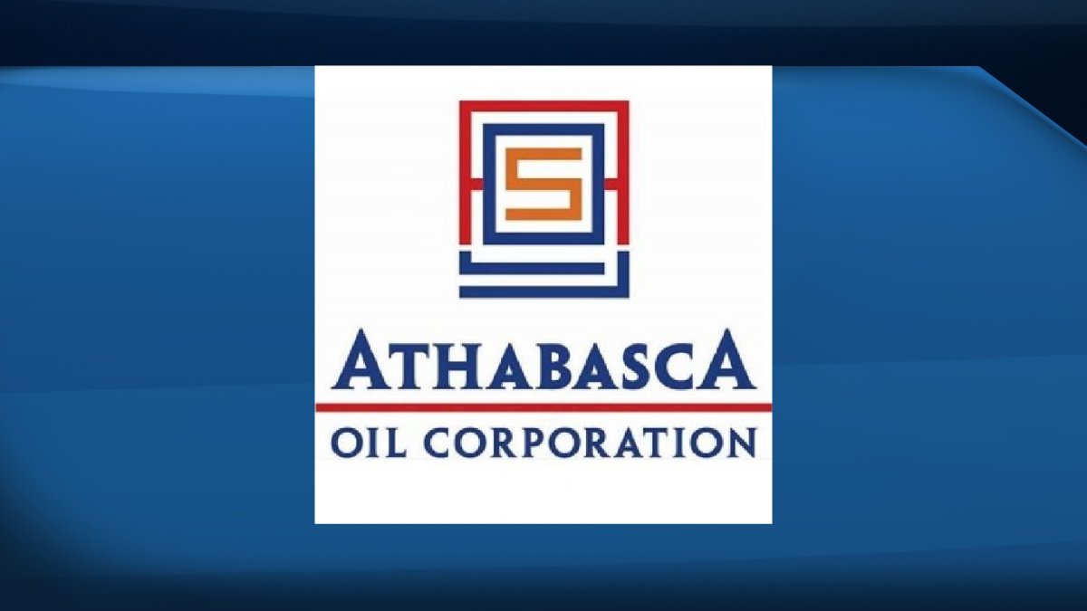 Athabasca Oil Corp. logo is seen in this undated handout photo.