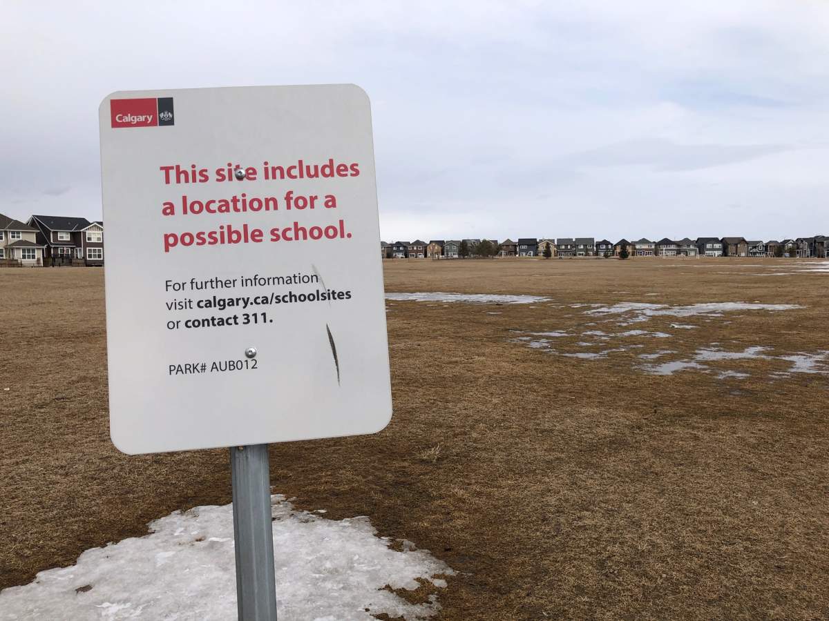 An empty lot sits in Auburn Bay area, April 14.