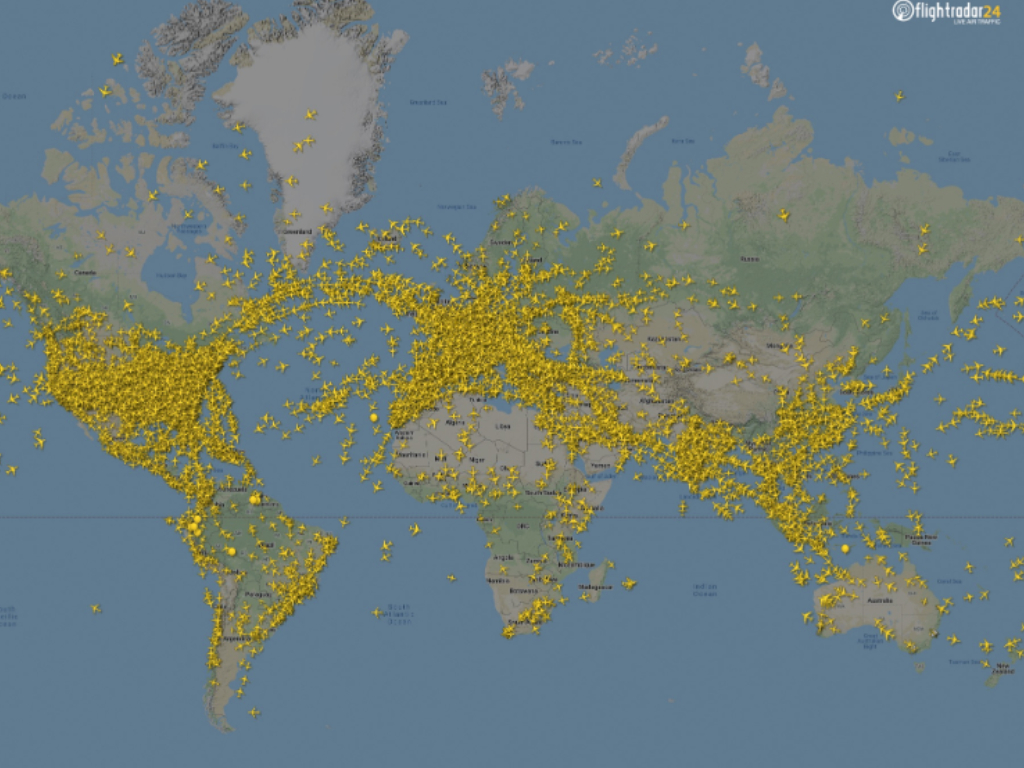 Flights in and out of Europe have decreased by 2,400 between March and April.