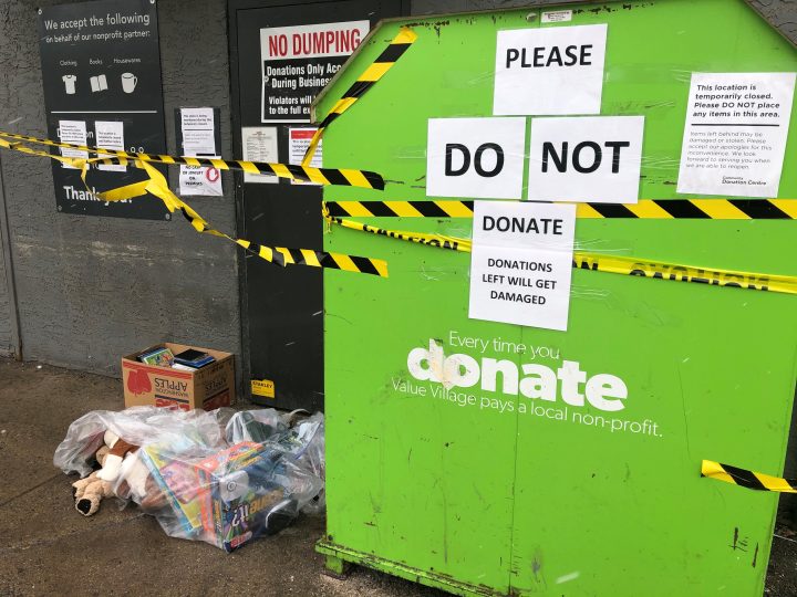 Coronavirus: Charities warn that dropped-off donations are turning into