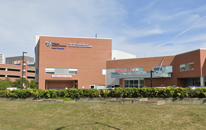 The exterior of Trillium Health Partners' Mississauga Hospital.