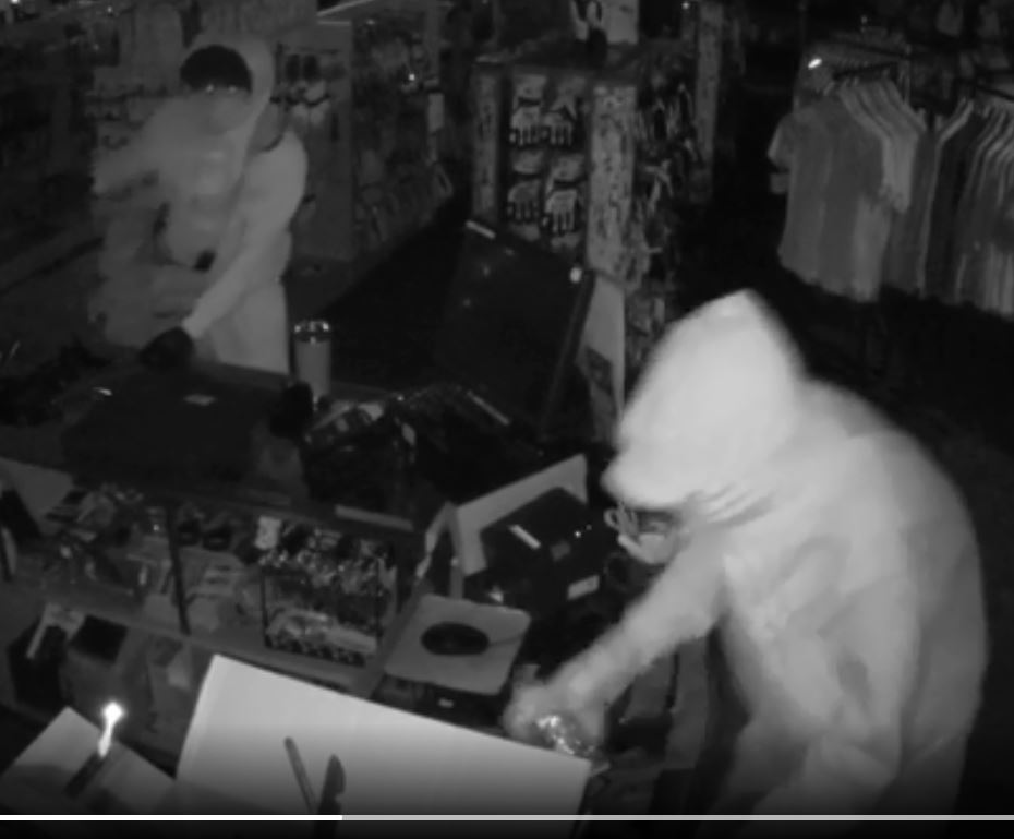Police are looking for suspects after a break and enter at a business in Brantford.