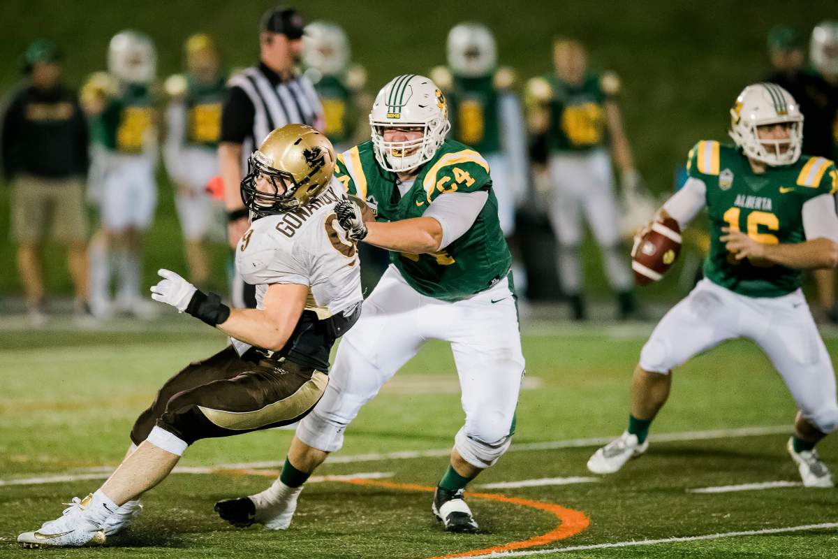 Alberta Golden Bears lineman Carter O'Donnell is looking ahead to both the NFL and CFL drafts.