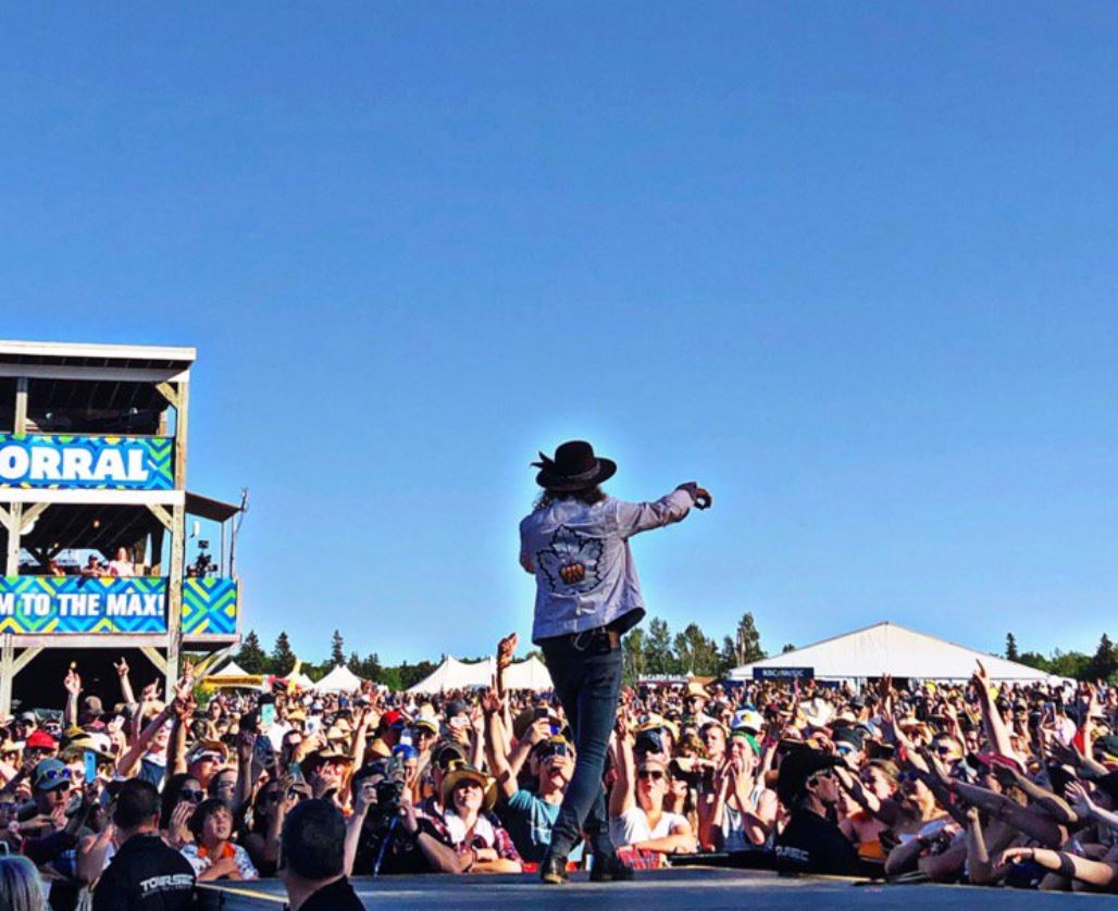 The Washboard Union performs at Cavendish Beach Music Festival on July 7, 2019. 