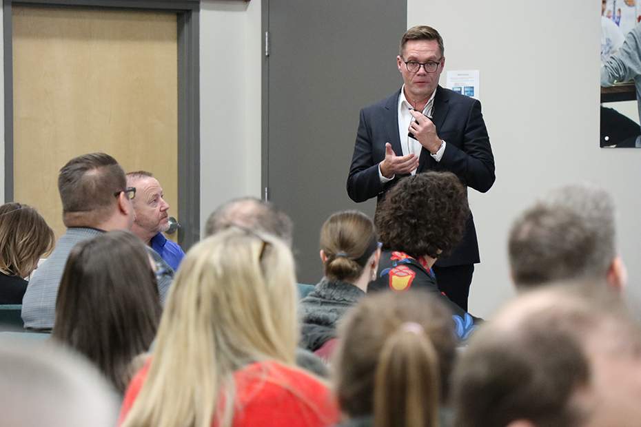 Louis Riel School Division superintendent Christian Michalik.