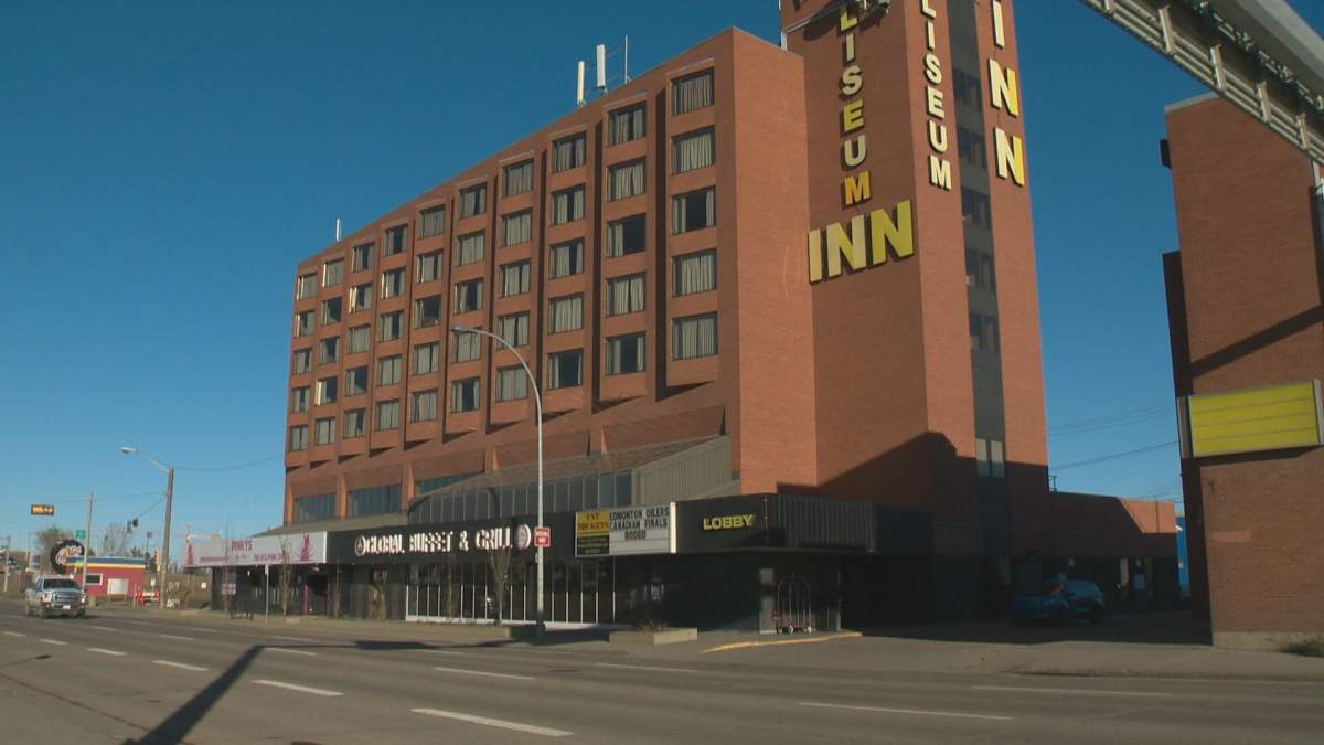 File shot of the Coliseum Inn in Edmonton. 