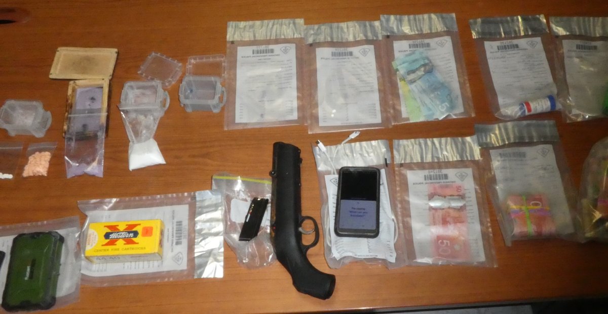 Four people face drug-related charges following a raid by Peterborough County OPP.