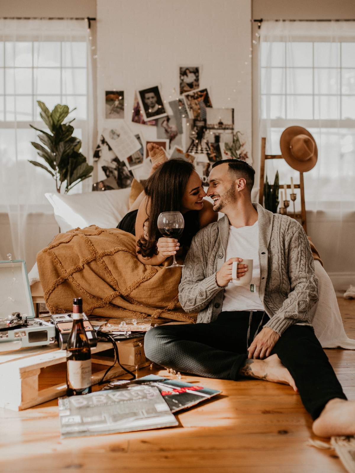 Corey Cooper, right, and his fiancée, Erin. Photo by Sabrina Harji