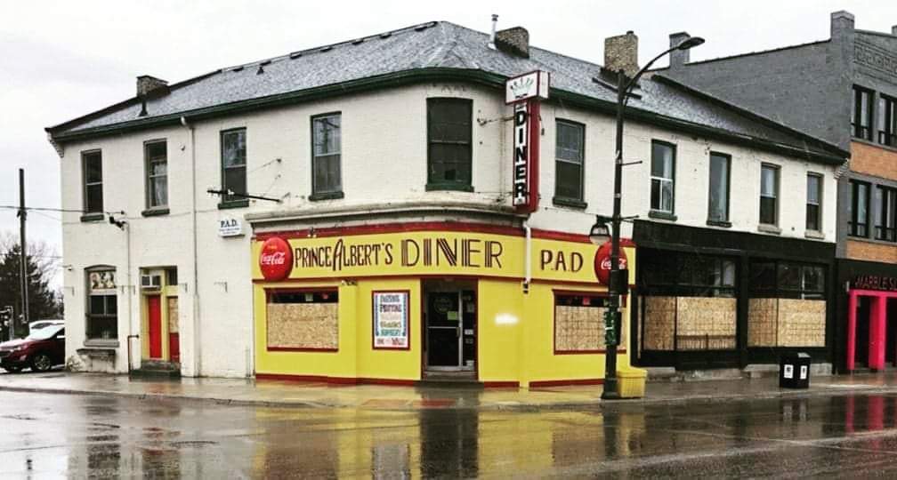 Some downtown businesses have boarded up as a preventive measure to prevent break and enters during the pandemic.