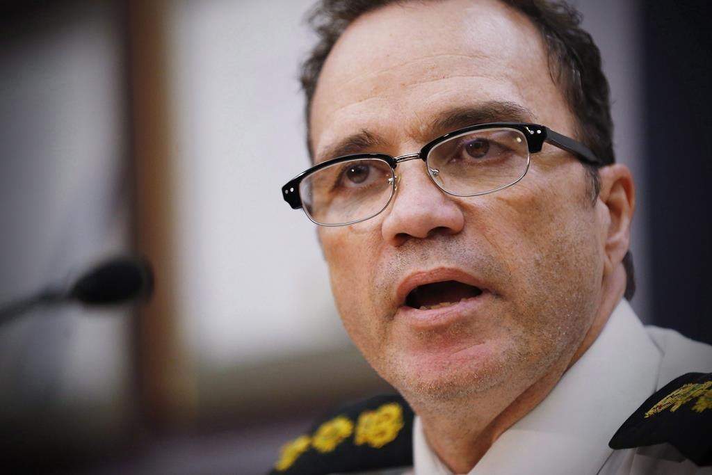 Deputy Chief Danny Smyth speaks during a press conference in Winnipeg, on Dec. 11, 2015. THE CANADIAN PRESS/John Woods.
