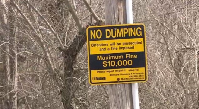 Rouge National Urban Park has been littered with illegal garbage dumping over the past few weeks.