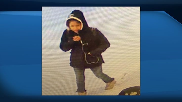 Police released an image Thursday of one of three suspects in a violent north Edmonton carjacking earlier this week in an effort to generate tips from the public.
