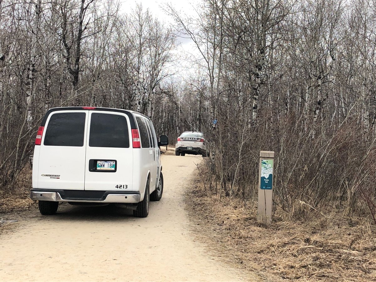 Police investigating possible human remains found at Assiniboine Forest.