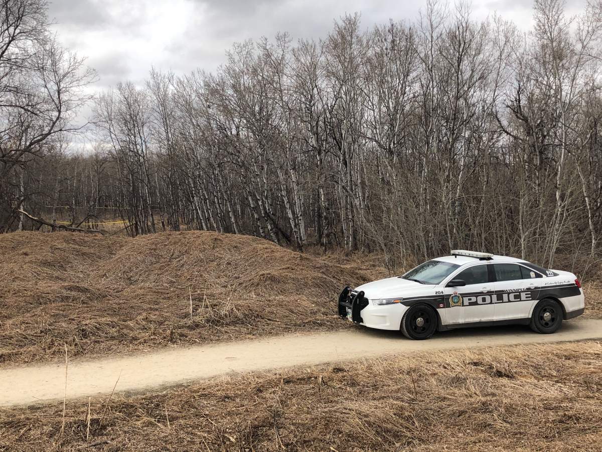 Police investigating possible human remains found at Assiniboine Forest.