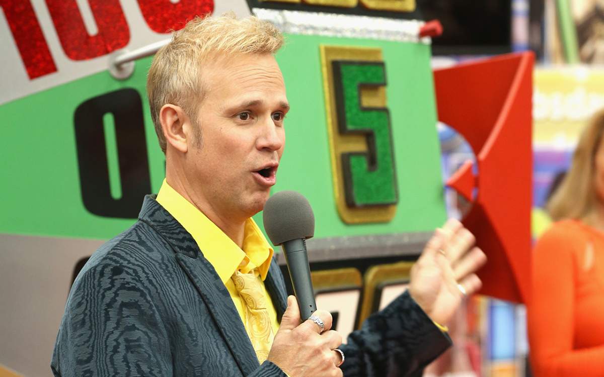 Host George Gray during a 'The Price is Right' event.