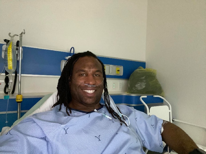 Former NHL player Georges Laraque says he has tested positive for COVID-19. Thursday, April 30, 2020.