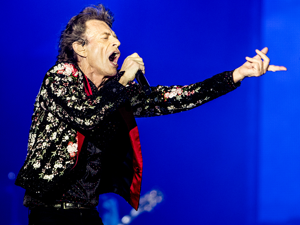 Mick Jagger of the Rolling Stones performs onstage at Hard Rock Stadium on Aug. 30, 2019 in Miami, Fla.