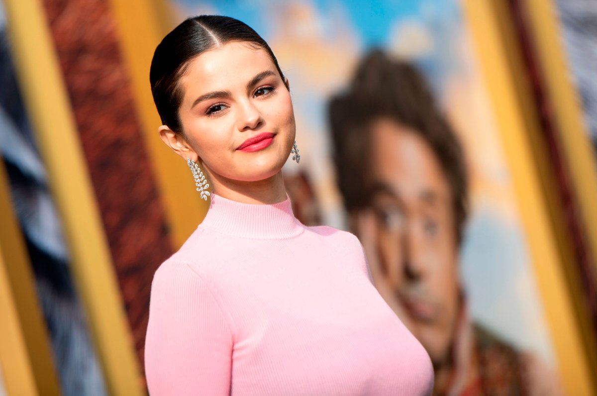 Actress Selena Gomez attends the Premiere of the movie 'Dolittle' at the Regency Village Theater, in Westwood, Calif., on Jan. 11, 2020. 