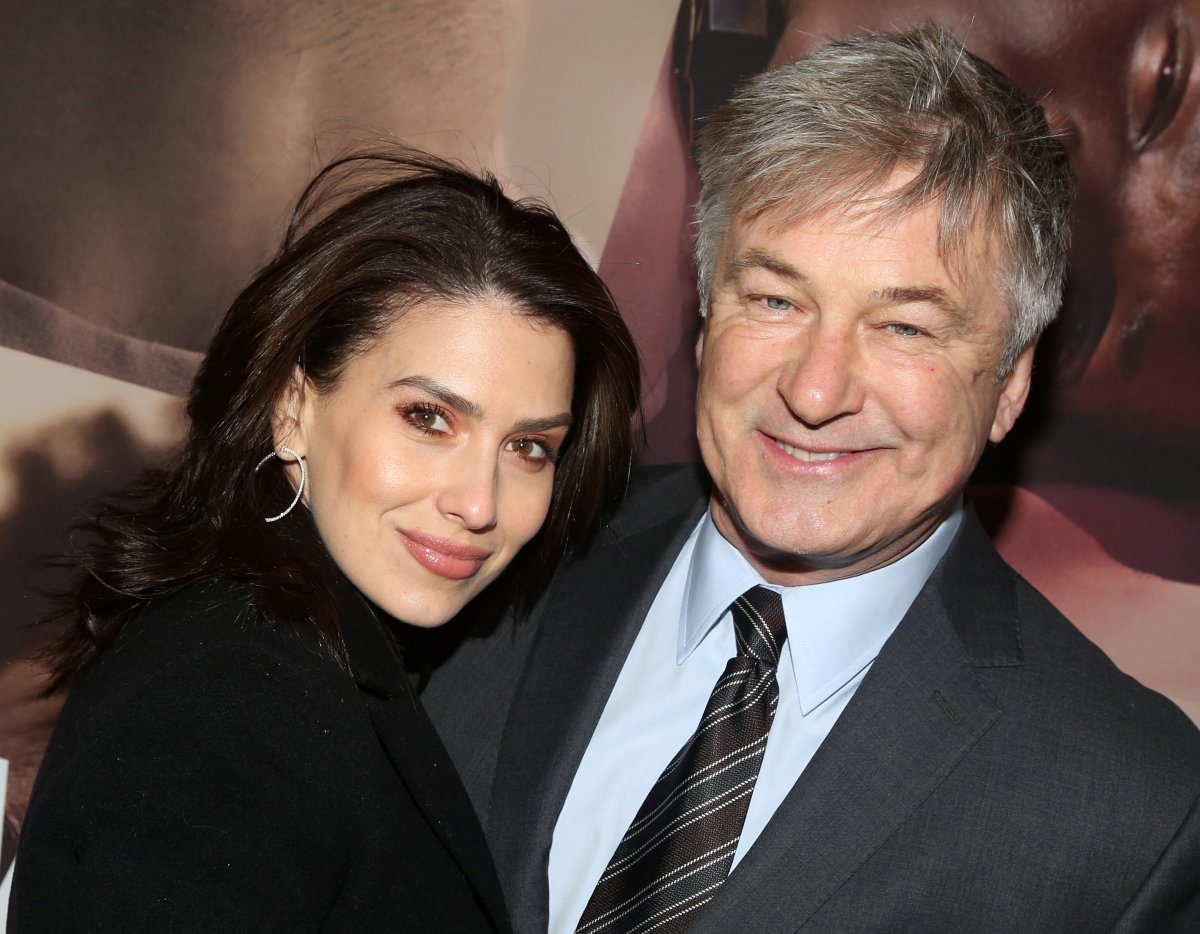 Hilaria Baldwin and husband Alec Baldwin pose at the opening night of the revival of Ivo van Hove's 'West Side Story' on Broadway at The Broadway Theatre on February 20, 2020 in New York City.