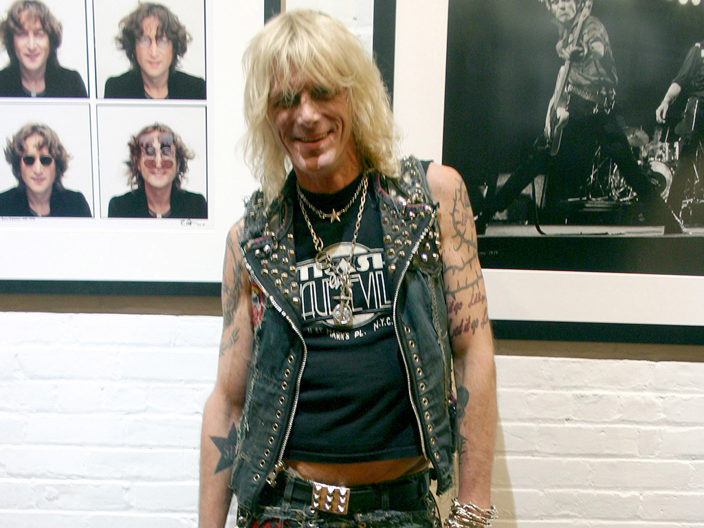Jimmy Webb of Trash and Vaudeville during Bob Gruen Print Sale Benefiting the Joey Ramone Foundation at Morrison Hotel Gallery Loft in New York City.