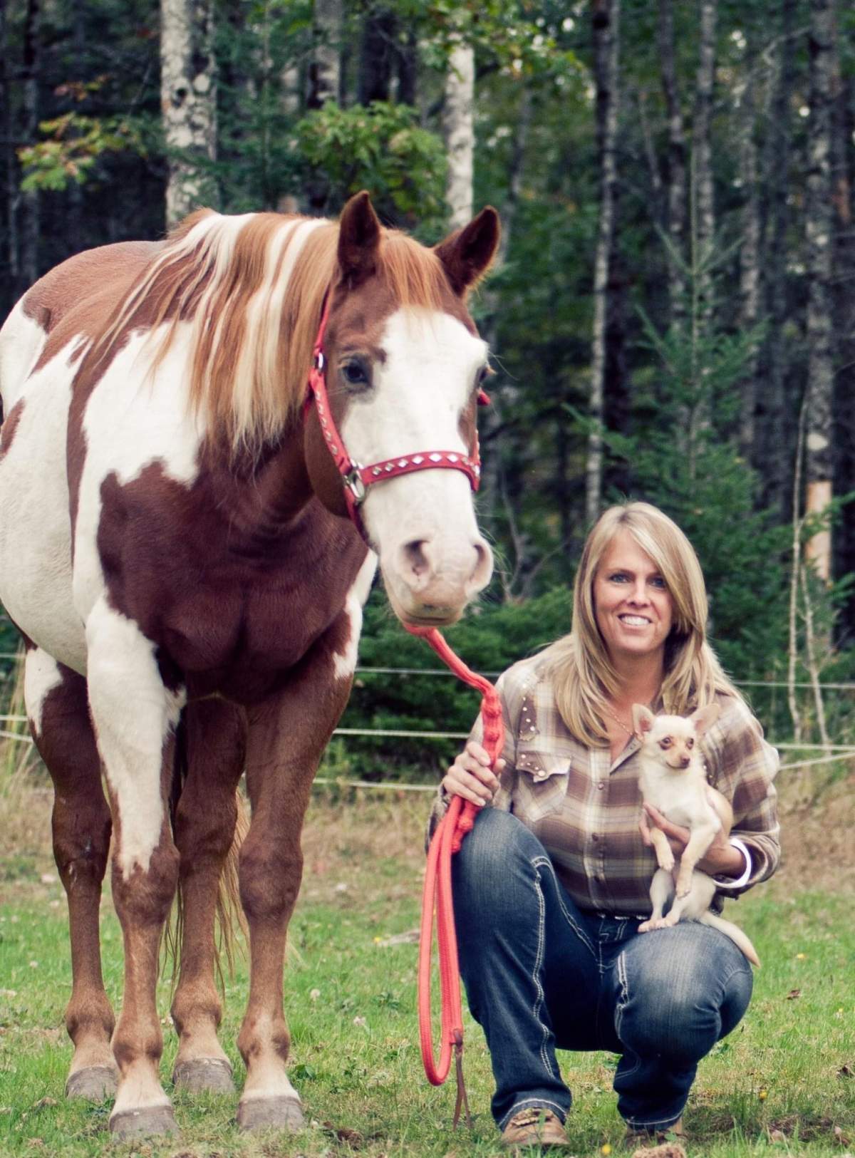 Gina Goulet also had a love for horses.