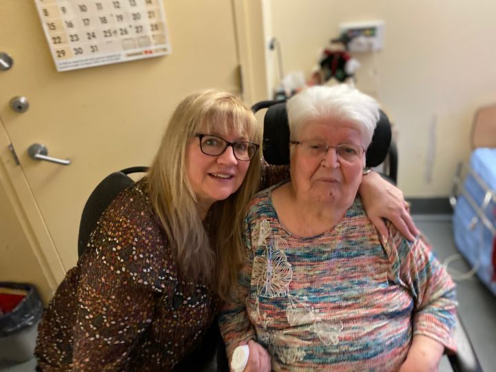 Palmira Arrizza and her mother, Ida. Courtesy of Palmira Arrizza