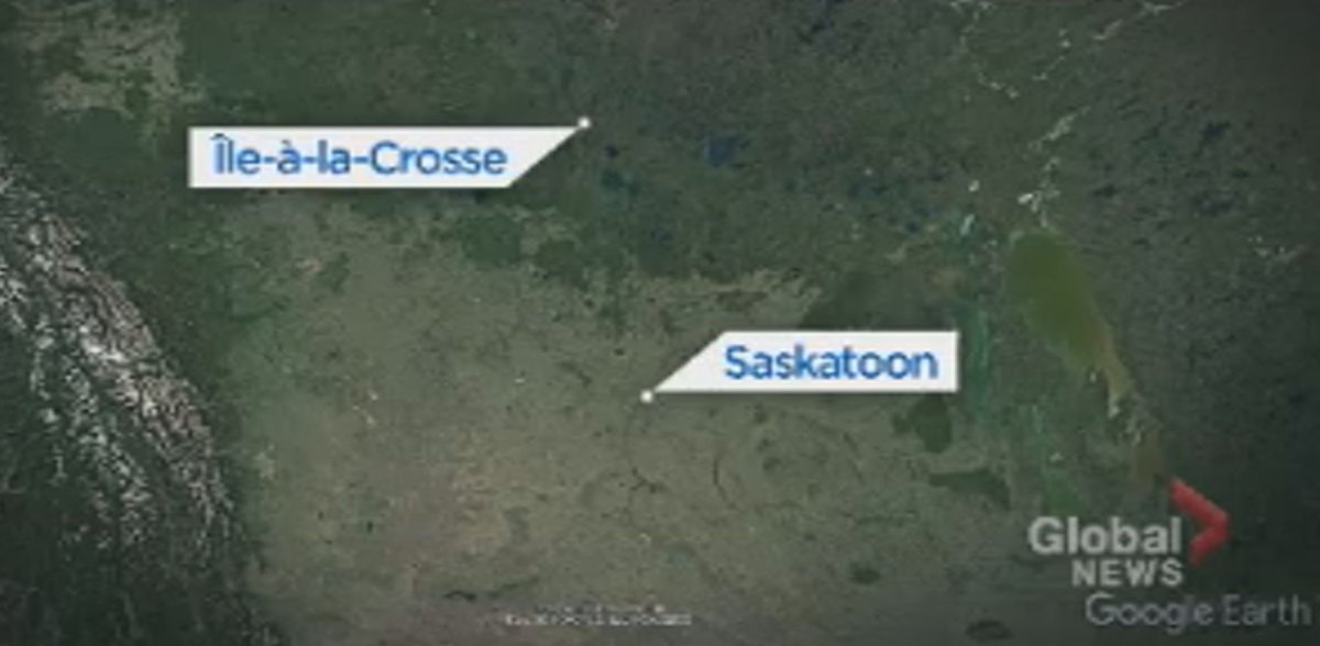 Located in northern Saskatchewan, Île-à-la-Crosse is about five hours north of Saskatoon.