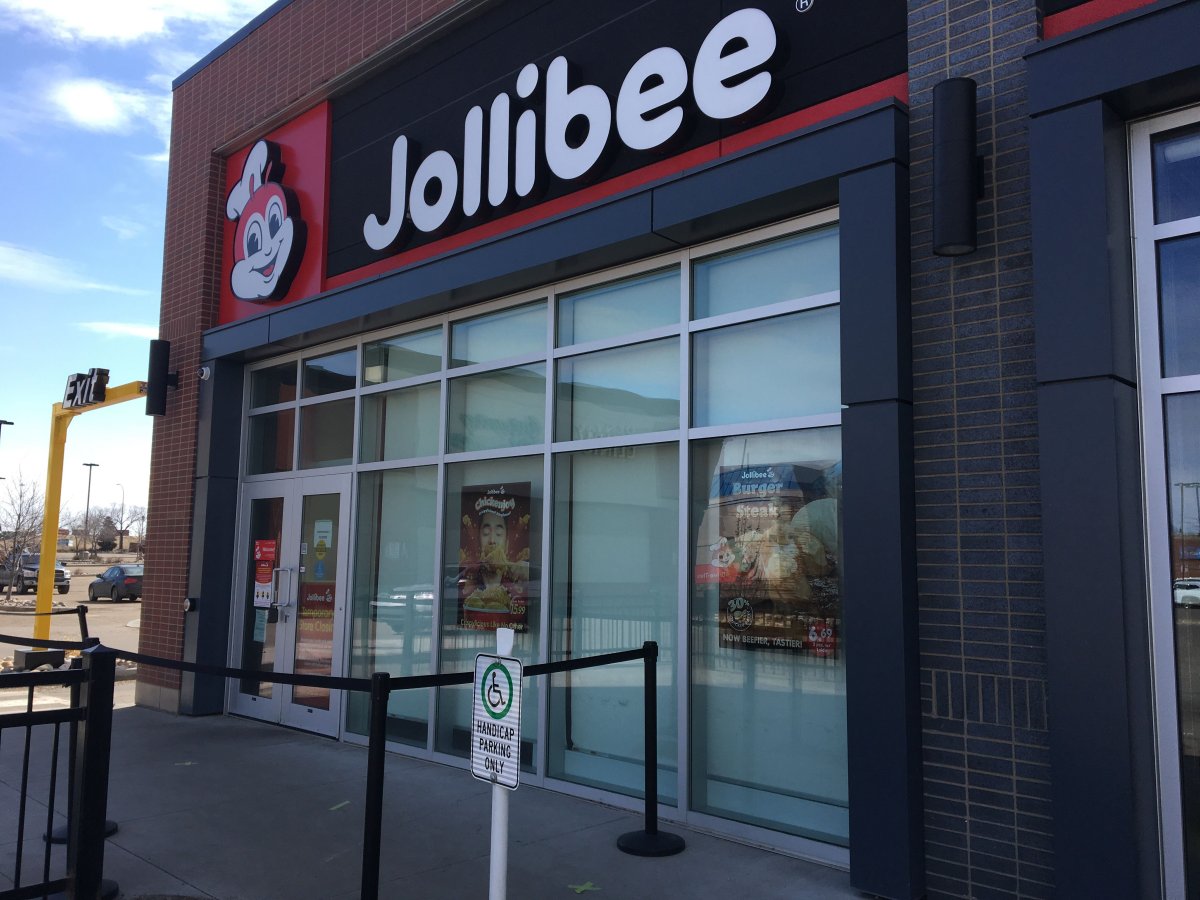 The Jollibee location in Edmonton was closed by AHS on April 15.