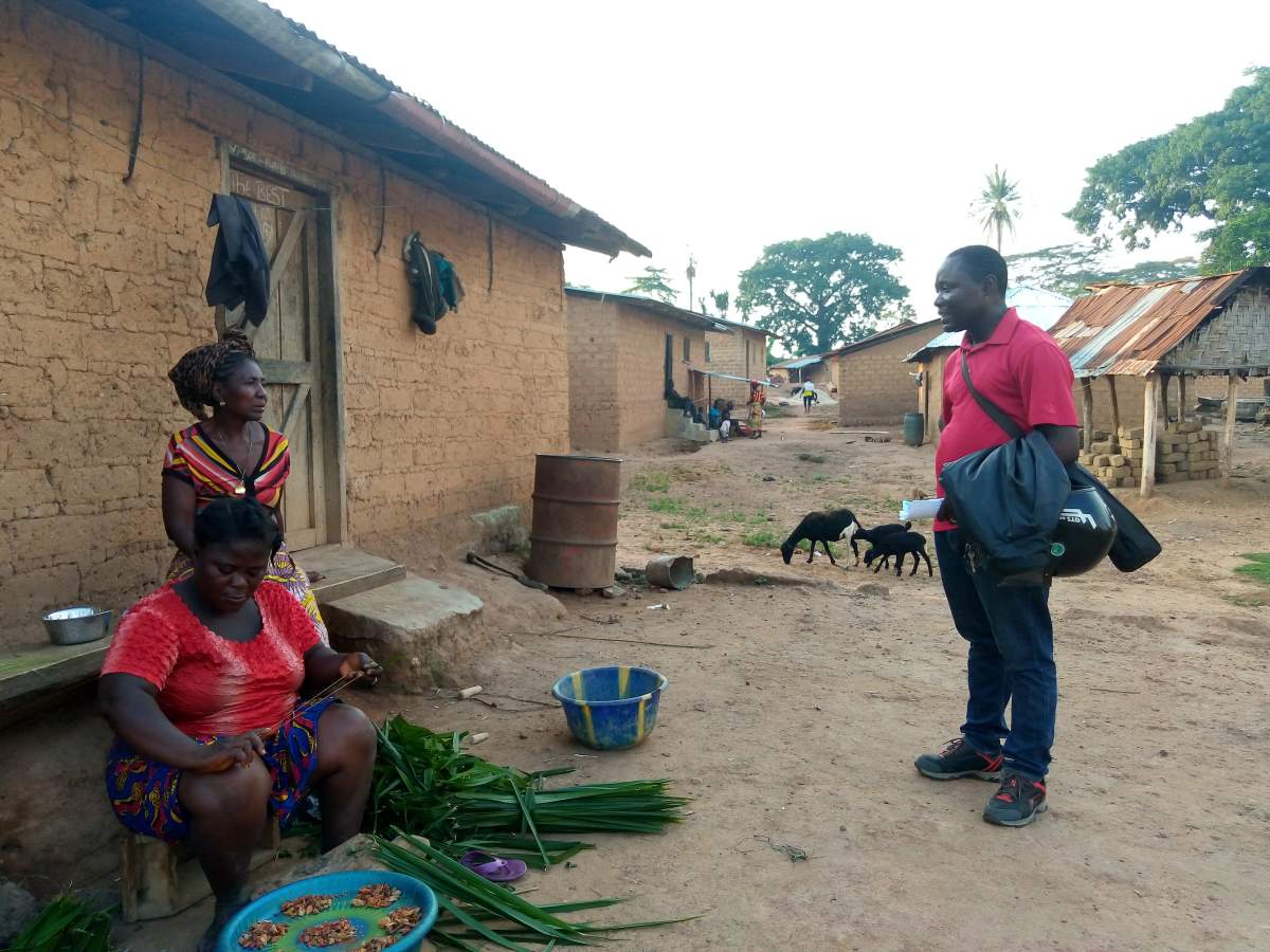 Going where government can’t reach: one-on-one awareness campaigns conducted by a local journalist in Lofa, Liberia.
