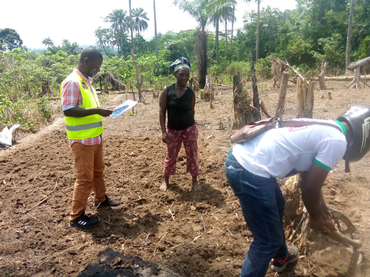 Local journalists bring COVID-19 awareness to farms in Lofa County, rural Liberia.