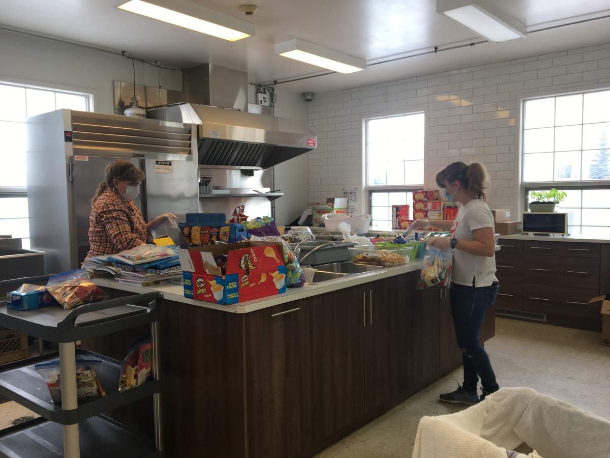 Volunteers at McKenzie Towne Church.