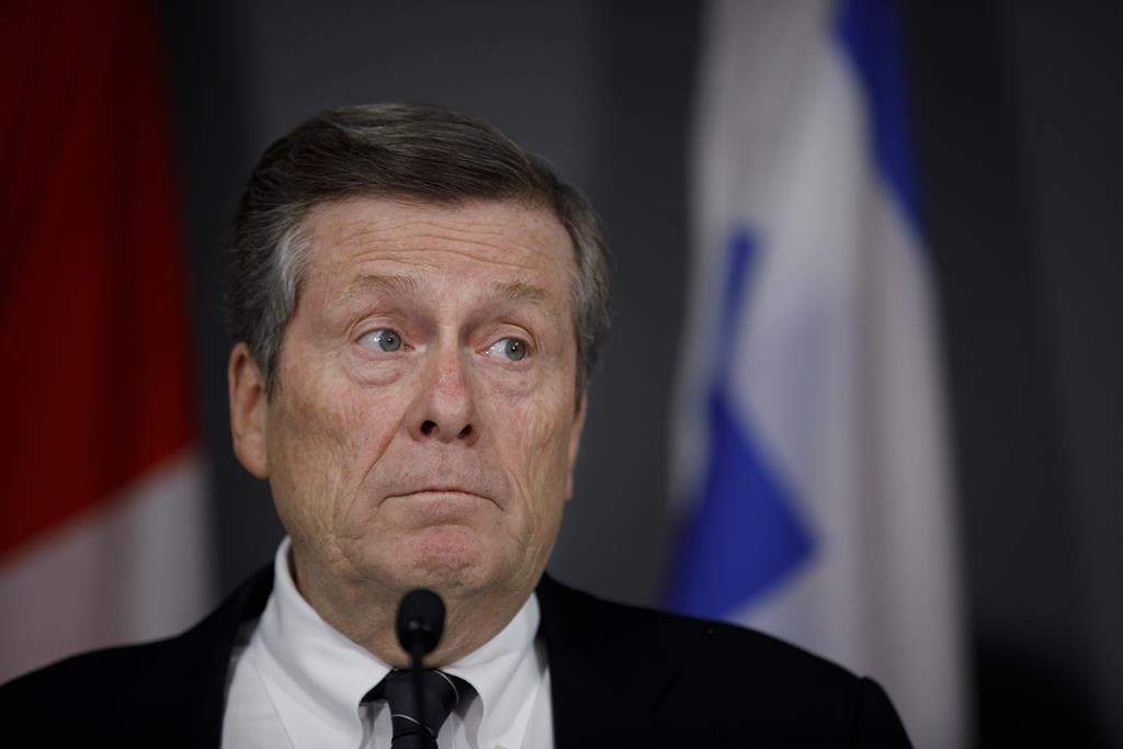 In a statement today, Tory says there is "increasing concern" among business leaders and others about "the future of downtowns in major cities across Canada.".