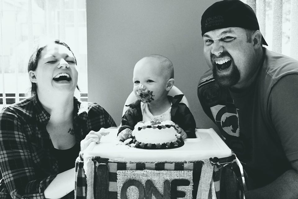 A photo from Kristen Beaton’s Facebook, with the caption: “I love my little family more than words can describe.”