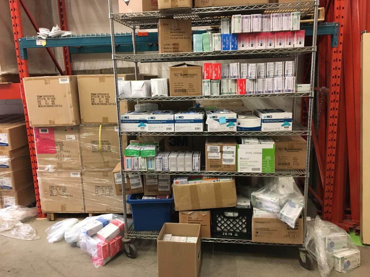 Some of the supplies the LDCSB has donated to LHSC.