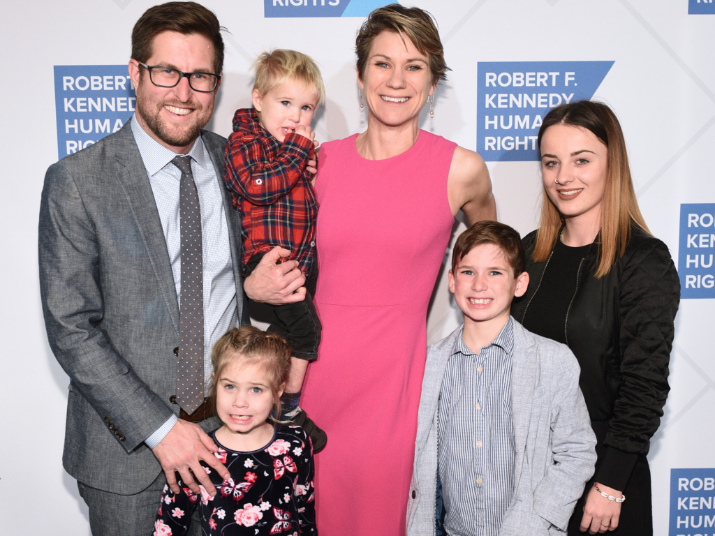 David McKean, Maeve Kennedy Townsend Mckean and family attend the Robert F. Kennedy Human Rights Hosts 2019 Ripple Of Hope Gala & Auction In NYC on December 12, 2019 in New York City.