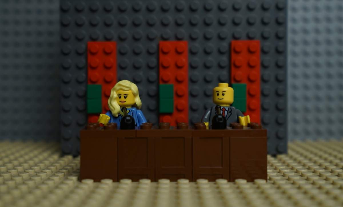 Manitoba’s chief nursing officer Lanette Siragusa and chief provincial public health officer Dr. Brent Roussin make an appearance in Lego form.