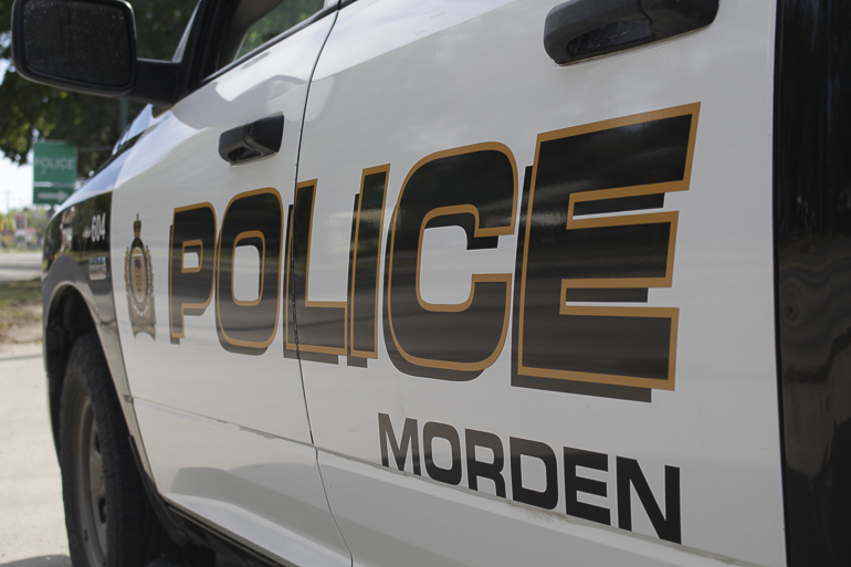 Morden police say no one was hurt in an incident at a church Sunday.