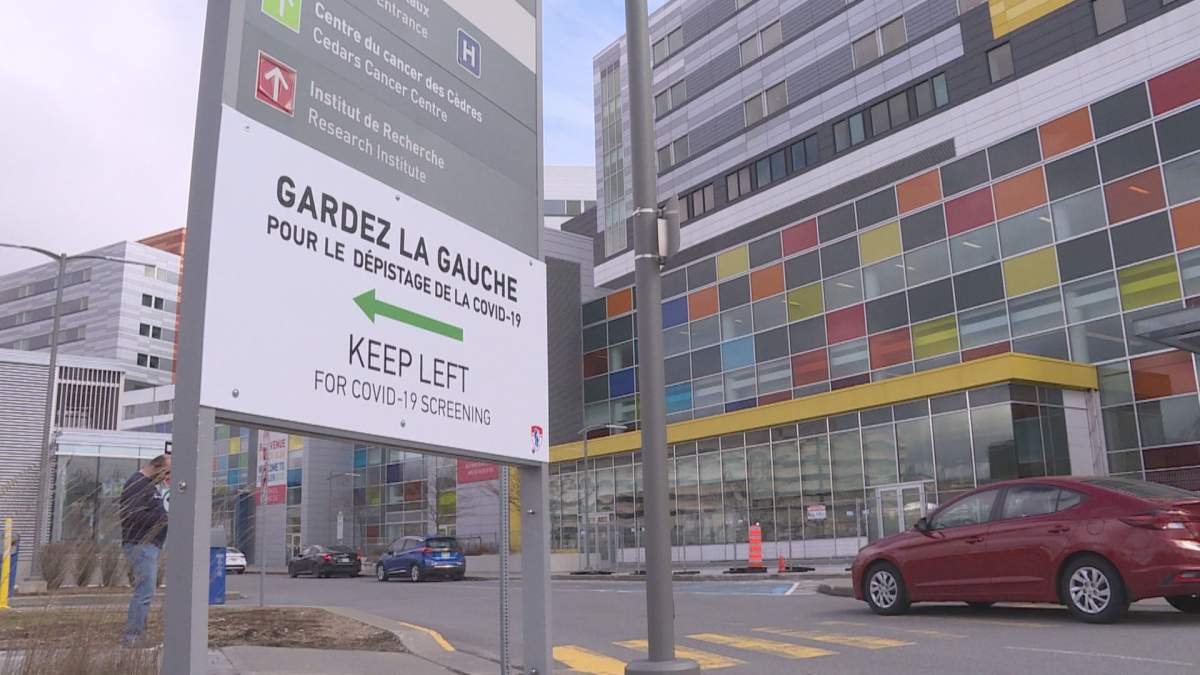 MUHC hospital file photo.