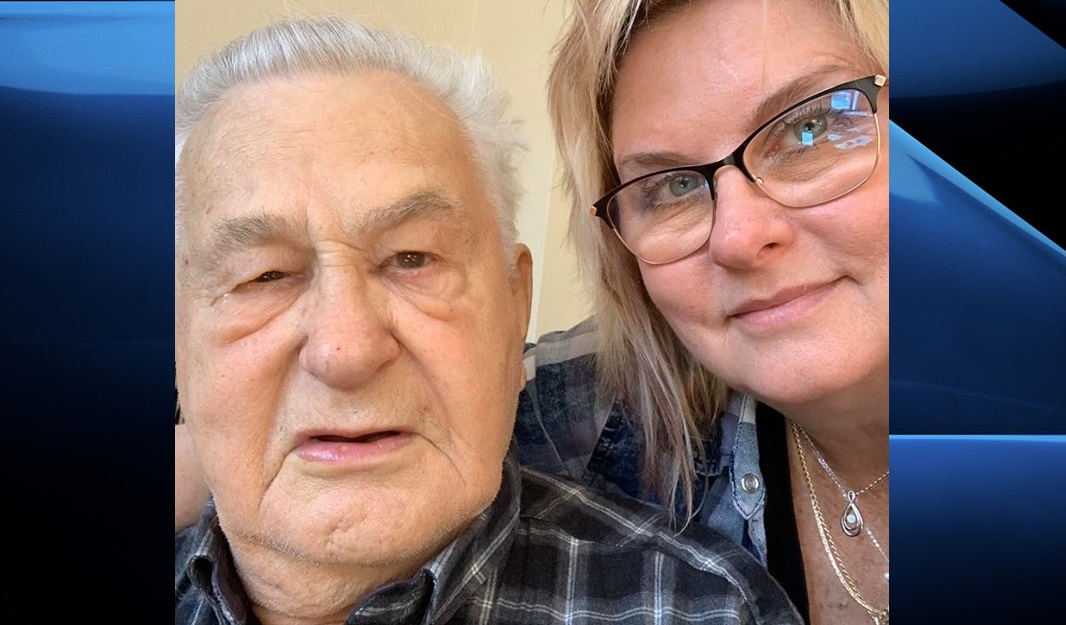 Myrna Allen and her father, Wendlin Brotzel.