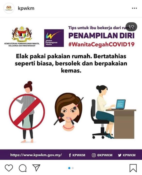 Malaysia removes ‘dress up, don’t nag’ coronavirus posters for women ...