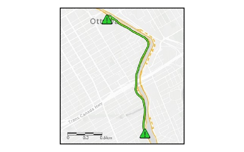 Map of Queen Elizabeth Driveway closures