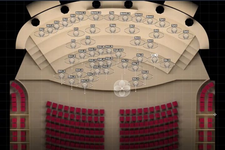 Musicians from the Calgary Philharmonic and Edmonton Symphony orchestras joined forces for a special rendition of “Hockey Night in Canada.” Producer Donovan Seidle used a virtual stage to nail the sound.