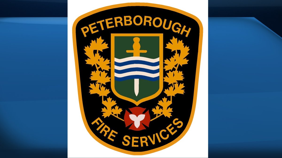Peterborough firefighters responded to a blaze on Applewood Crescent on Wednesday.