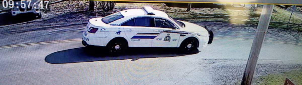 Video shows the gunman in Debert at 9:57 a.m. on Sunday, April 19.