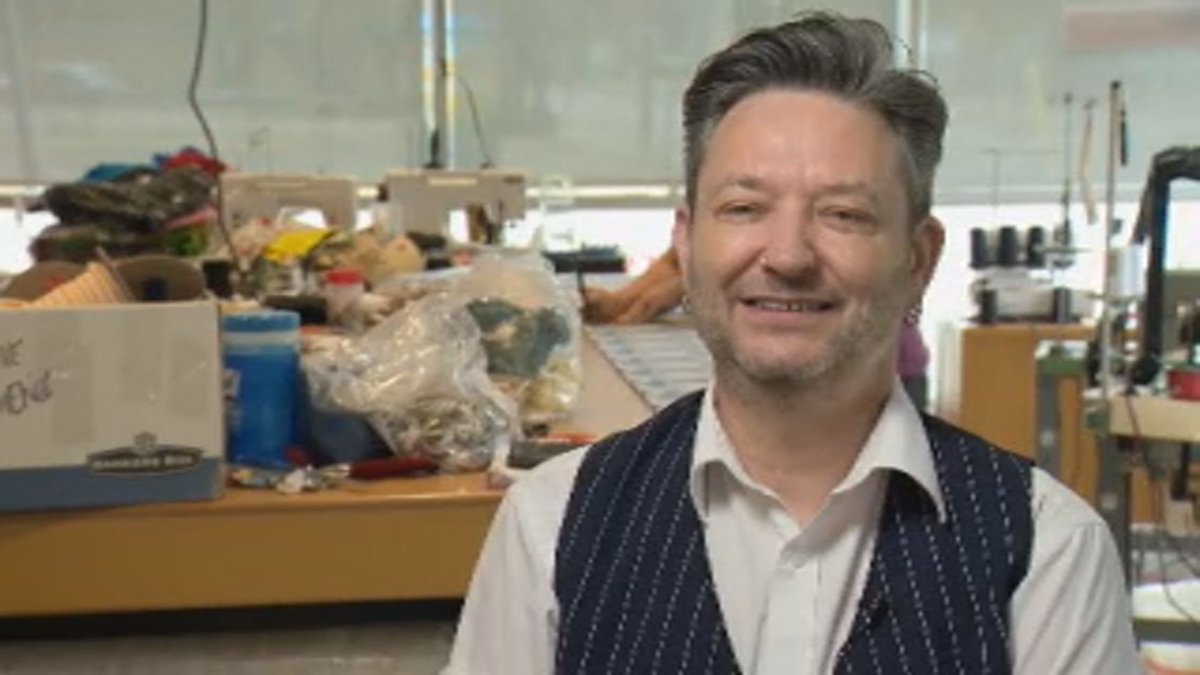 Regina fashion designer, Dean Renwick, and his family of volunteers, have donated 1,000 handmade masks to seniors across the city.