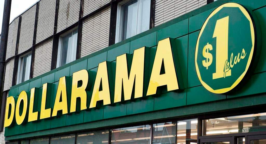 A Dollarama store is seen Tuesday, June 11, 2013 in Montreal.