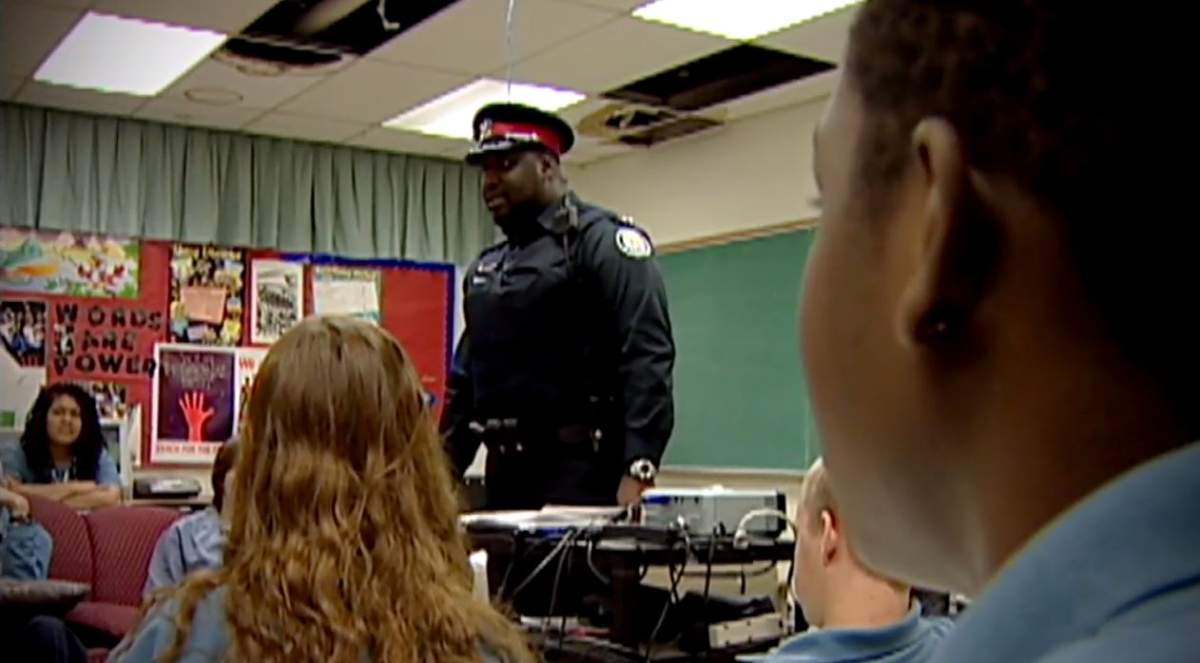 School resource officer, Toronto District School Board.